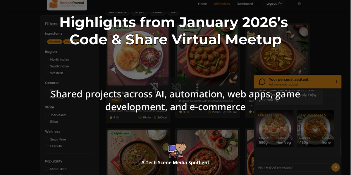 Highlights from January 2026's Code & Share Virtual Meetup